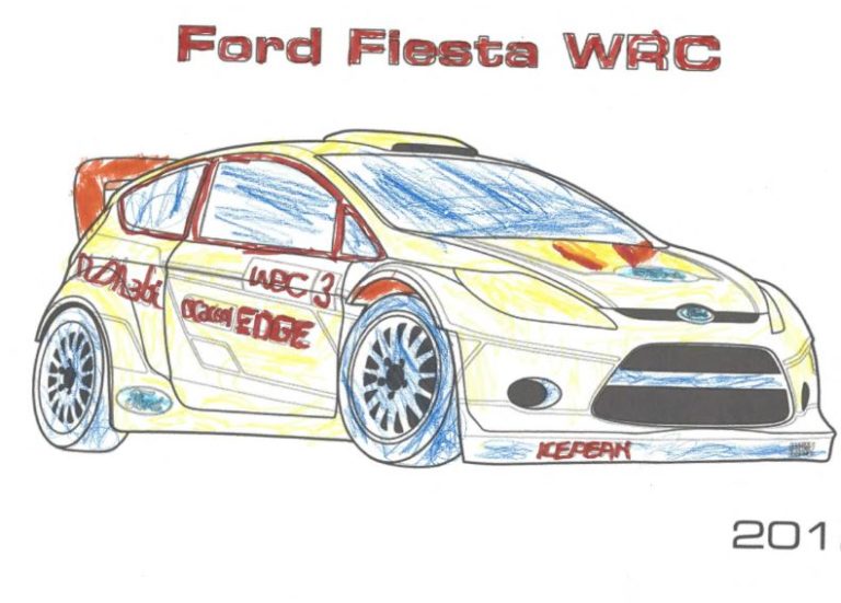 Rally Car Colouring Gallery – Rally Navigation Training Services