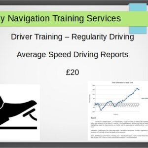 Regularity Driver Training - Average Speed Driving Reports